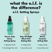 e.l.f. Setting Spray Comparison Chart