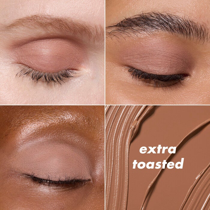 Extra Toasted Warm Brown Liquid Eyeshadow on All Skin Tones