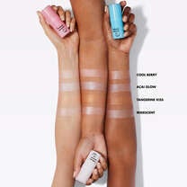 Daily Dew Highlighter Arm Swatches on All Skin Tones