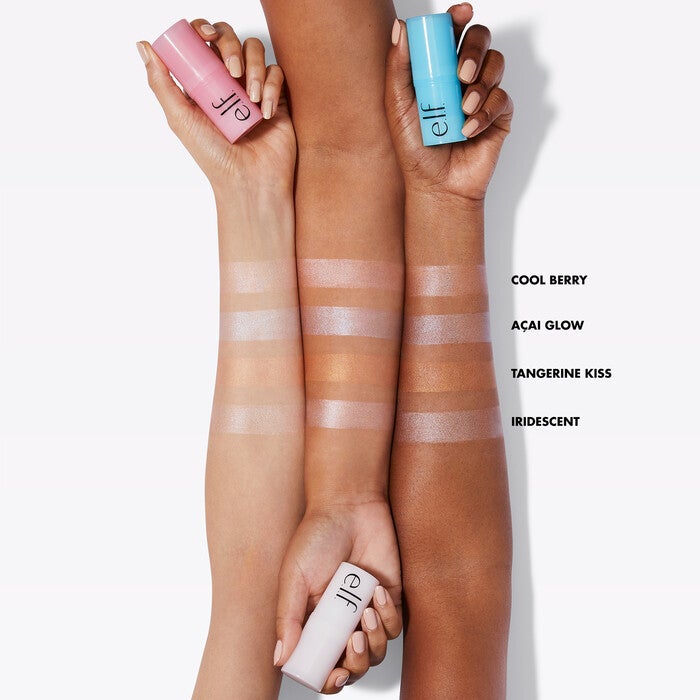 Daily Dew Highlighter Arm Swatches on All Skin Tones
