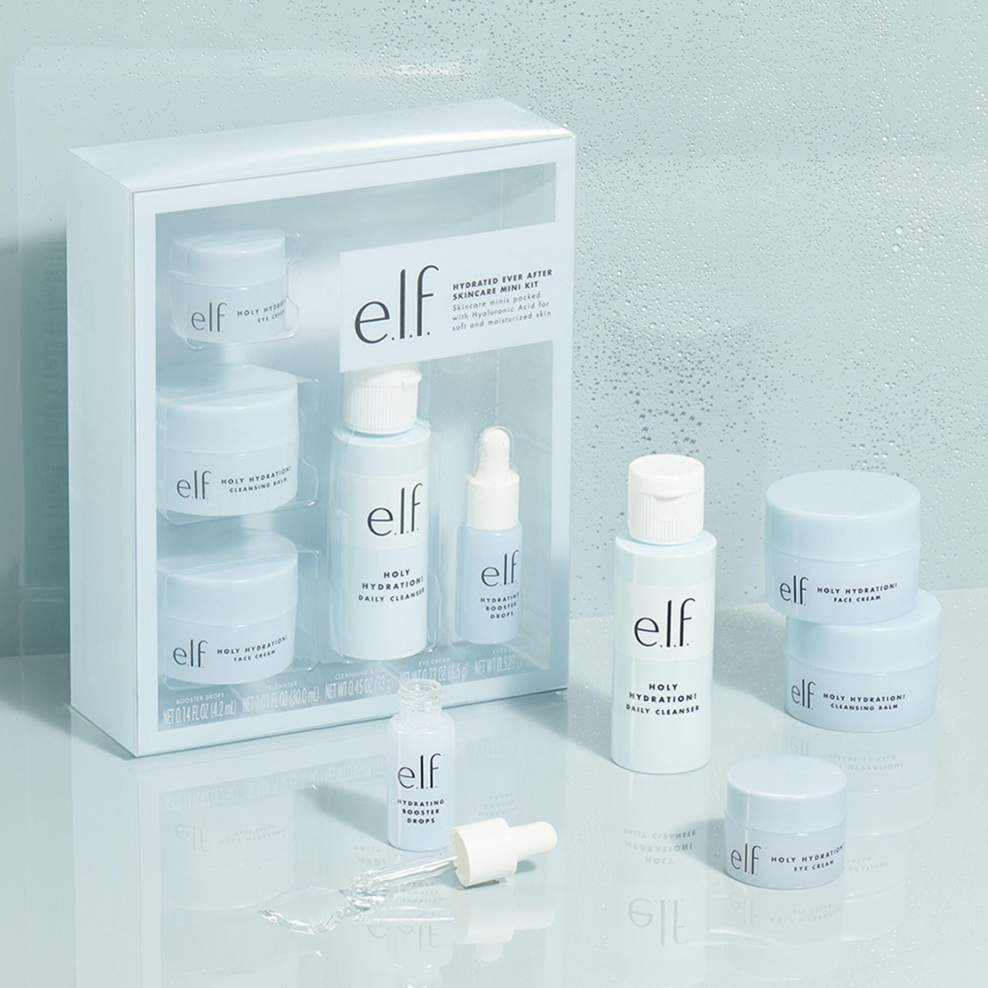Hydrated Ever After Skincare Mini Kit Bundle  Travel Size  e.l.f 