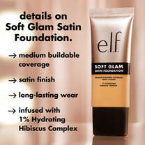 Soft Glam Satin Foundation, 14 Fair Cool - fair with cool undertones