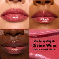 Divine Wine Glimmer Lip Oil Lip Chart