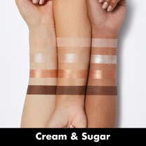 Cream & Sugar Mini Eyeshadow Palette Arm Swatches
