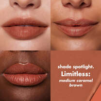 O FACE Satin Lipstick, Limitless - Medium Caramel Brown