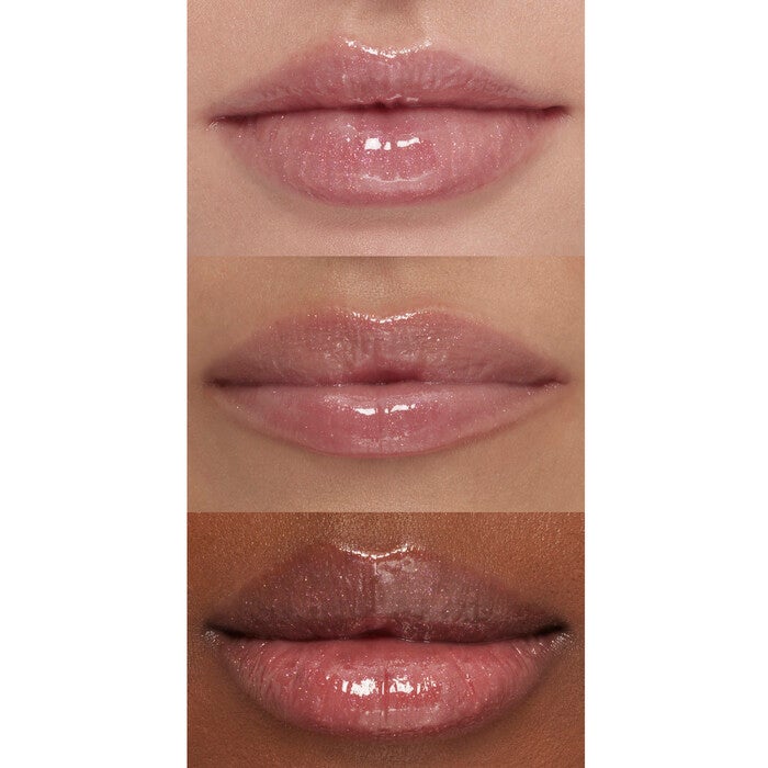 Pink Sugar Lip Plumping Gloss on Lips