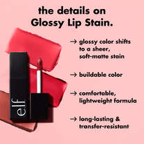 Glossy Lip Stain, Rose Rizzin'