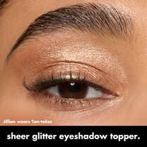 Fine as Fleck Glitter Eyeshadow, new shade! - Tan-talize - Warm Brown with Silver Sparkle
