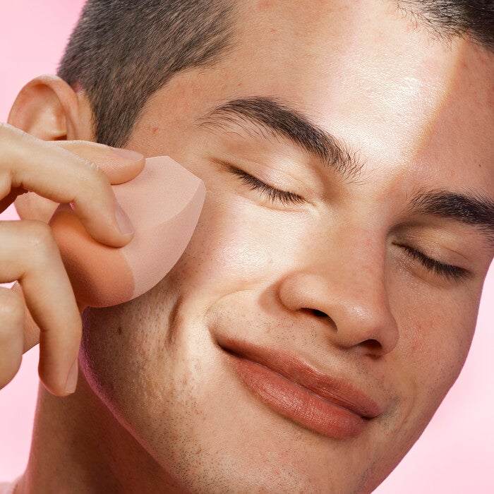 Halo Glow Angled Silicone Face Sponge,