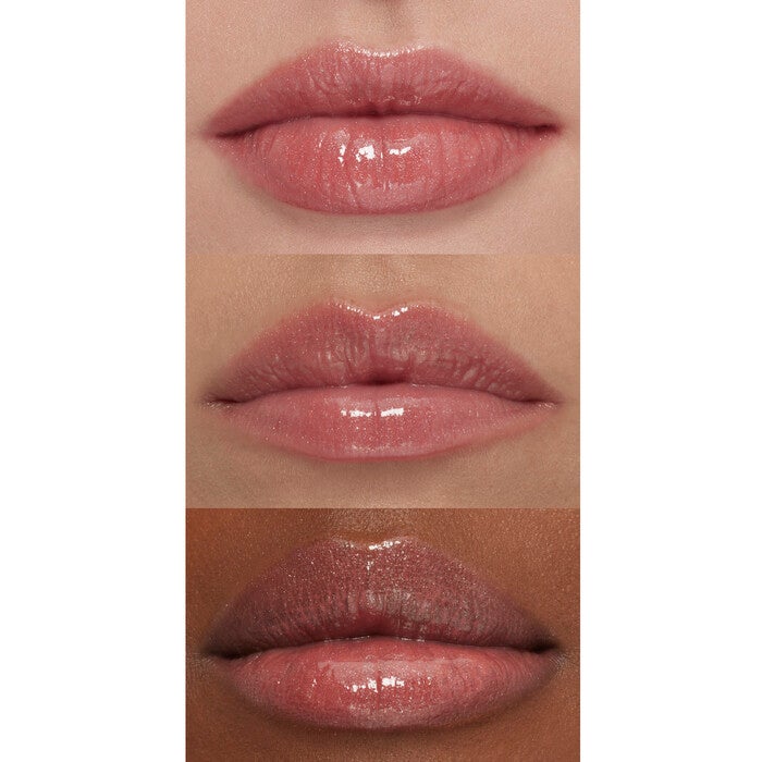 Mauve Shimmer Lip Plumper on Lips