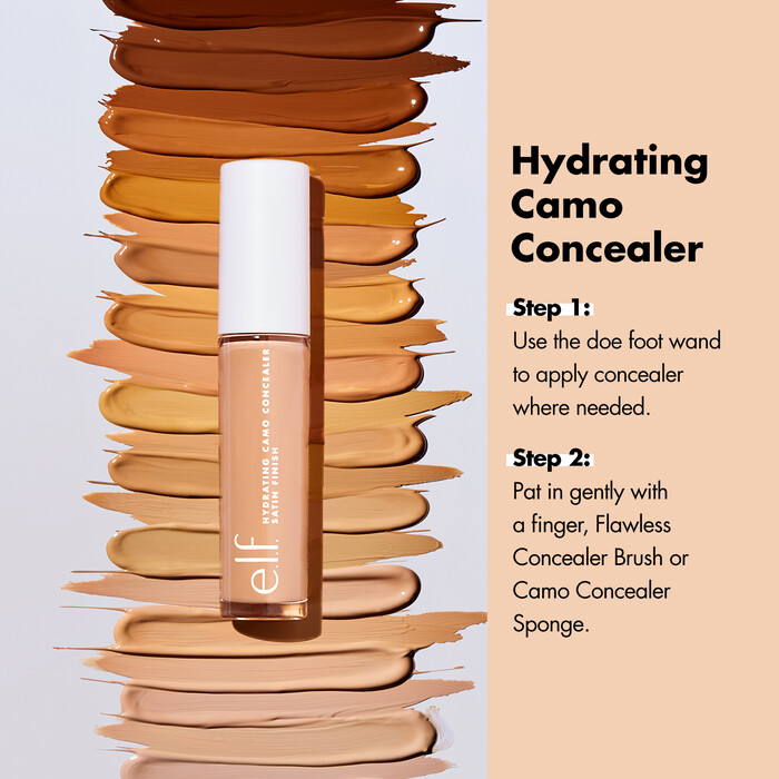 Hydrating Camo Concealer, Light Ivory - light with neutral warm undertone