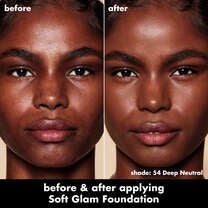 Soft Glam Satin Foundation, 54 Deep Neutral - deep with neutral undertones