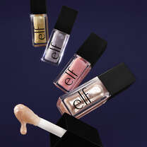 Glow Reviver Lip Oil Glimmer, Citrine Gleam - Clear + Gold Pearl