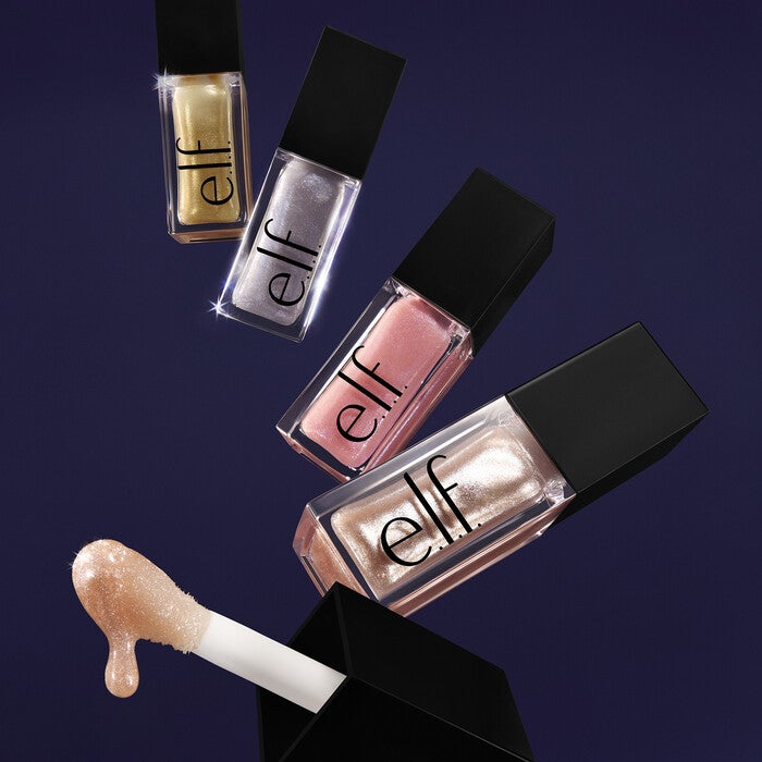 Glow Reviver Lip Oil Glimmer, Citrine Gleam - Clear + Gold Pearl