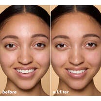 Before and After Using Thirst Burst Dew-o Hydrating Skincare Kit