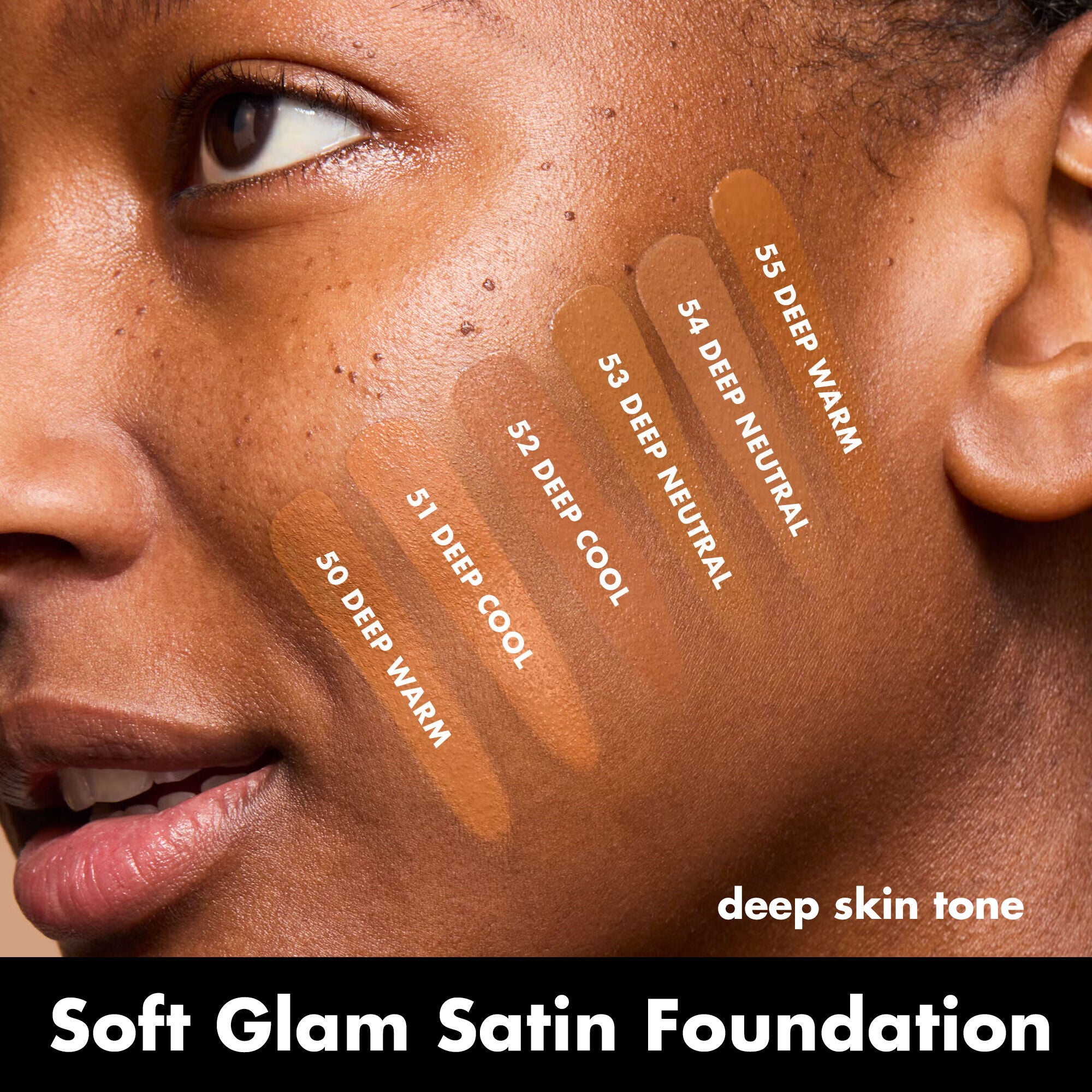 Soft Glam Satin Foundation, 51 Deep Cool - deep with cool undertones
