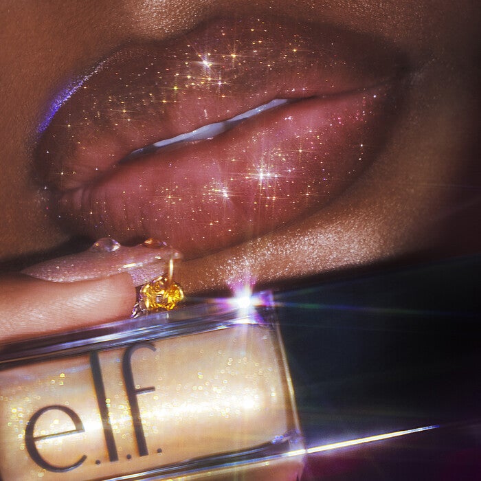 Glow Reviver Lip Oil Glimmer, Citrine Gleam - Clear + Gold Pearl
