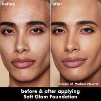 Soft Glam Satin Foundation, 31 Medium Neutral - medium with neutral undertones