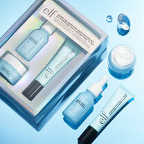 Skincare Set Includes Face Cream, Booster Drops and Face Primer