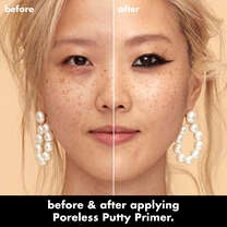 Before and After Application of Face Primer