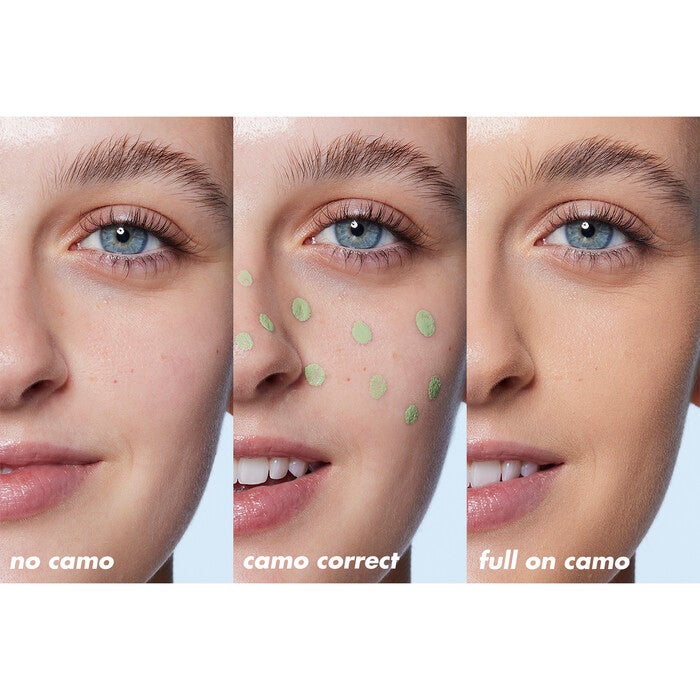 Before and After Applying Green Color Corrector