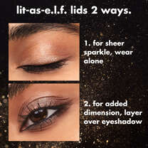 Fine as Fleck Glitter Eyeshadow, It's Glit - Golden Sparkle