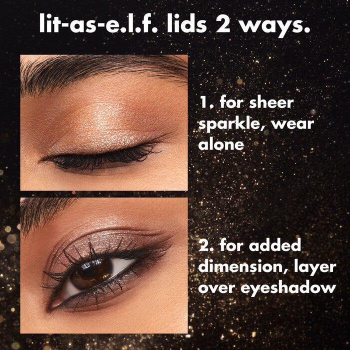 Fine as Fleck Glitter Eyeshadow, It's Glit - Golden Sparkle