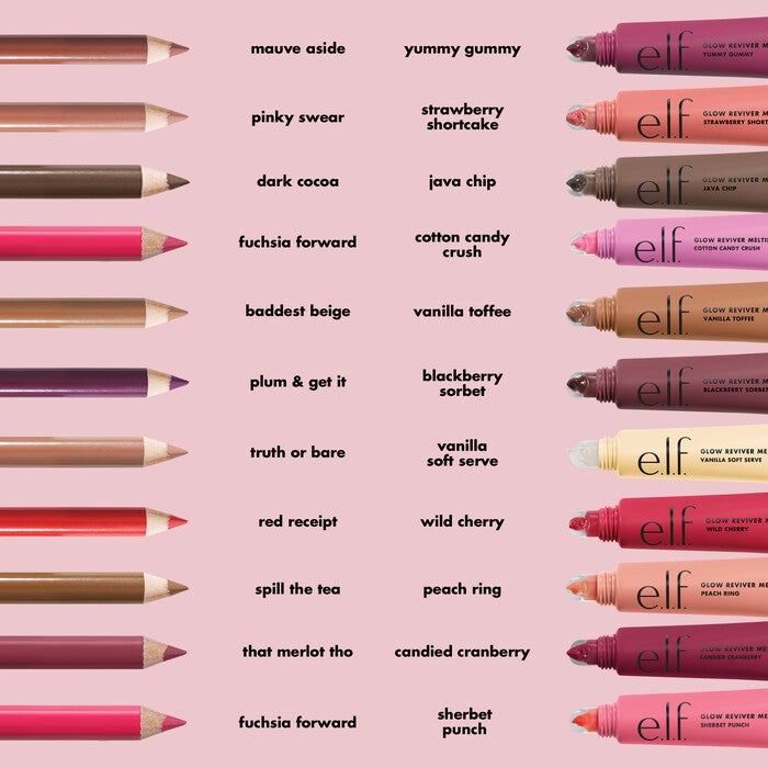 Pair Glow Reviver Lip Balms w/Creamy Lip Liners