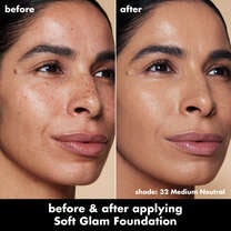 Soft Glam Satin Foundation, 32 Medium Neutral - medium with neutral undertones