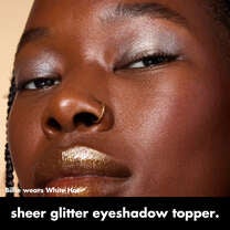 Fine as Fleck Glitter Eyeshadow, White Hot - White Sparkle
