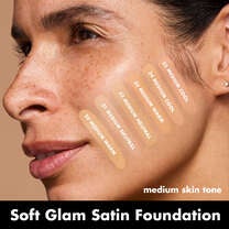 Soft Glam Satin Foundation, 32 Medium Neutral - medium with neutral undertones