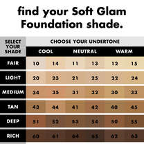 Soft Glam Satin Foundation, 14 Fair Cool - fair with cool undertones