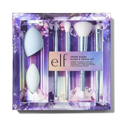 Makeup Brush and Beauty Sponge Holiday Gift Set