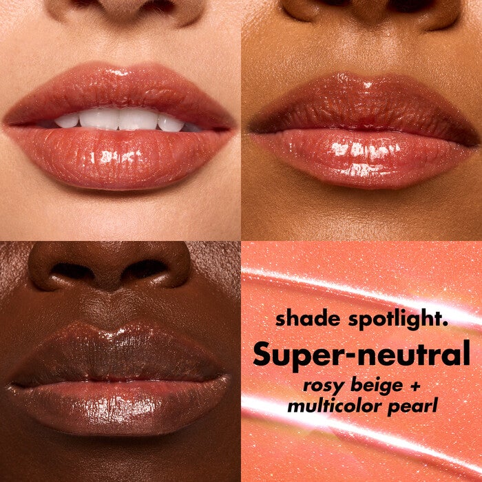 Super-neutral Glimmer Lip Oil Lip Chart