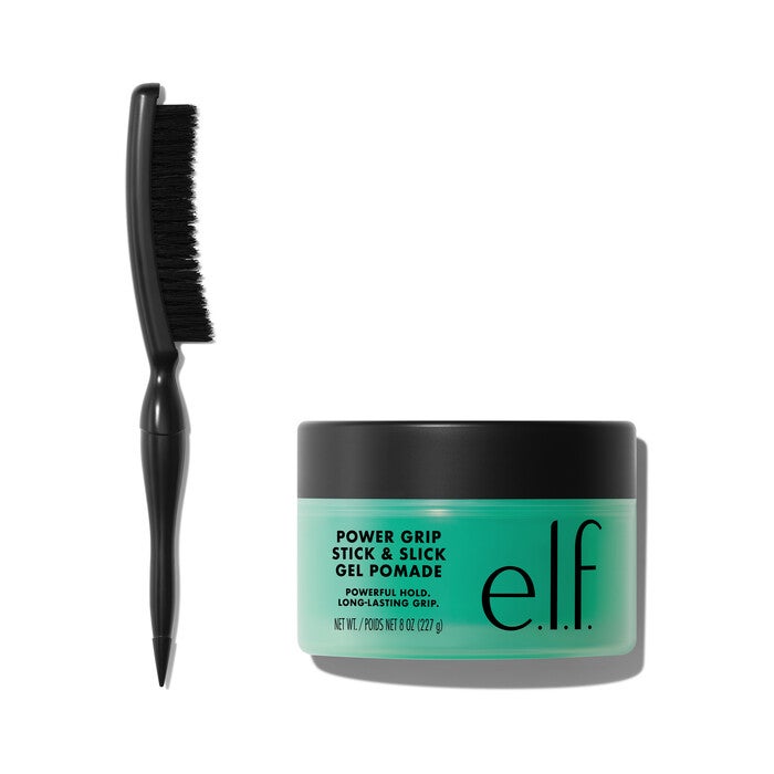 Power Grip Stick & Slick Hair Gel + Brush,