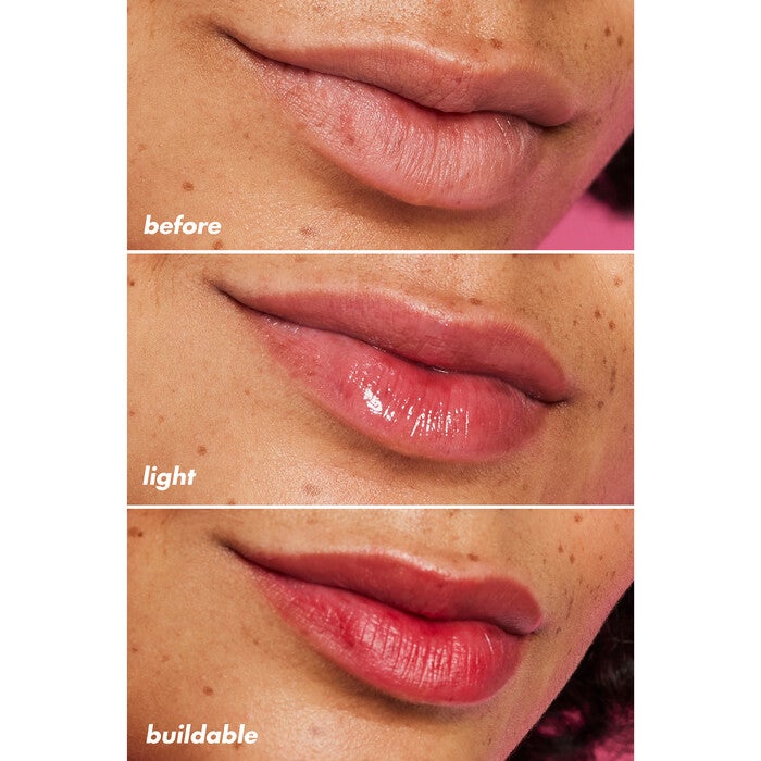 Sheer For It Blush Tint, Left on Red - sheer red