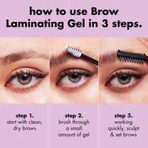 3 Steps to Apply Laminating Eyebrow Gel