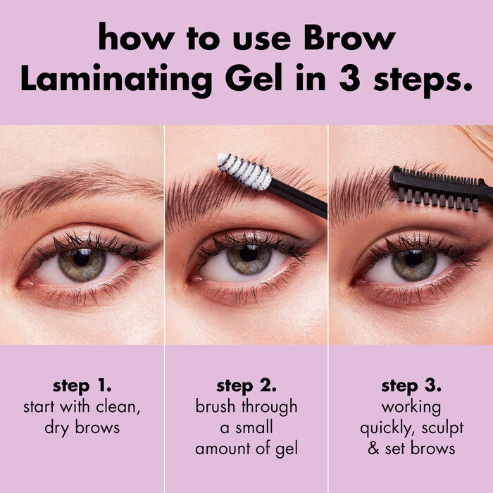 3 Steps to Apply Laminating Eyebrow Gel
