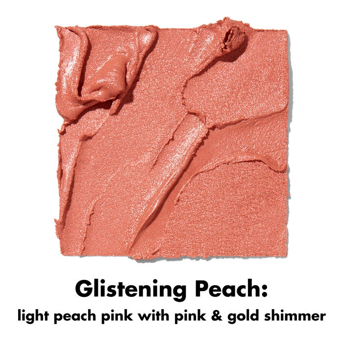 Multi-Use Light Peach Makeup Stick - Glistening Peach Swatch