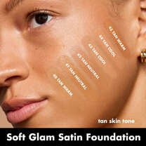 Soft Glam Satin Foundation, 41 Tan Neutral - tan with neutral undertones