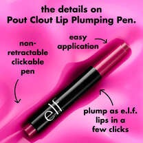Pout Clout Lip Plumping Pen, In the Clear - Clear