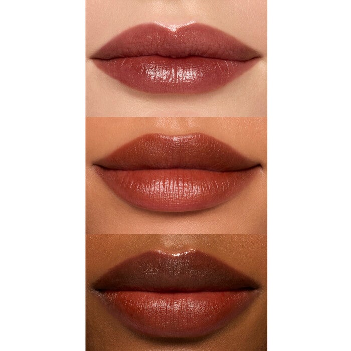 Maple Latte Brown Lip Tint on Different Skin Tones