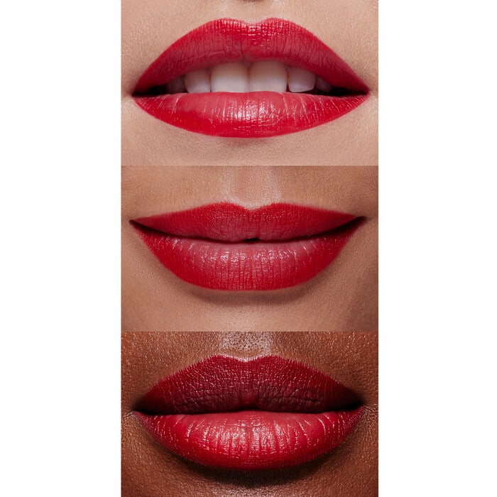 Red Lip Liner on Lips