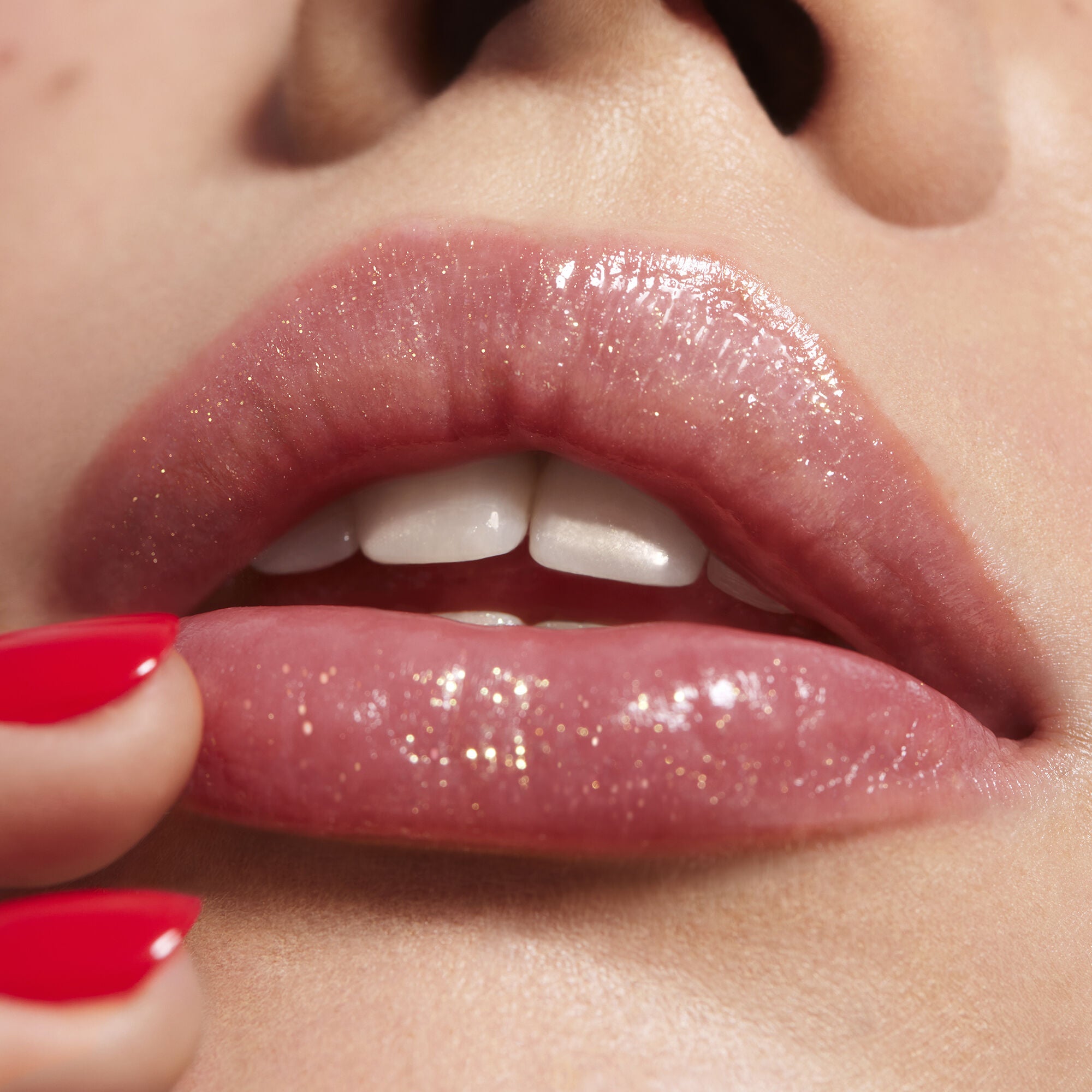 O FACE Lip Balm on Lips