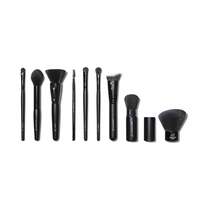Face and Eye Makeup Brush Set - 9 Piece