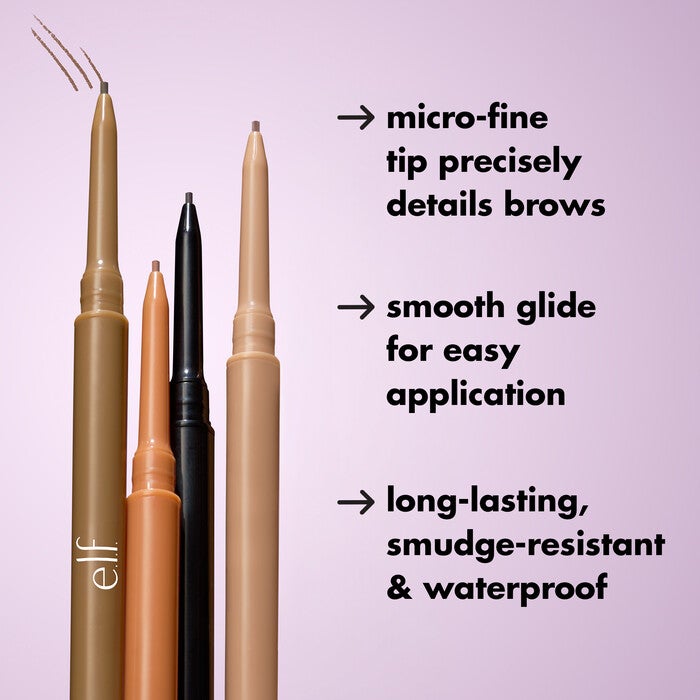 Micro-fine Brow Pencil Details Brows and is long lasting, smudge-resistant and is waterproof