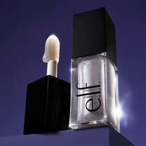 Glow Reviver Light Blue Lip Oil with Violet Pearl Sparkle