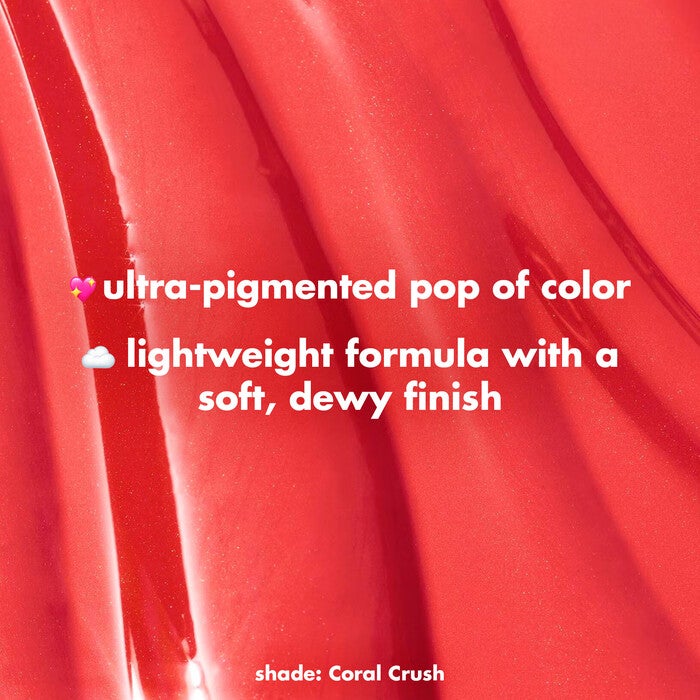 e.l.f. Bright Coral Liquid Blush Texture Swatch