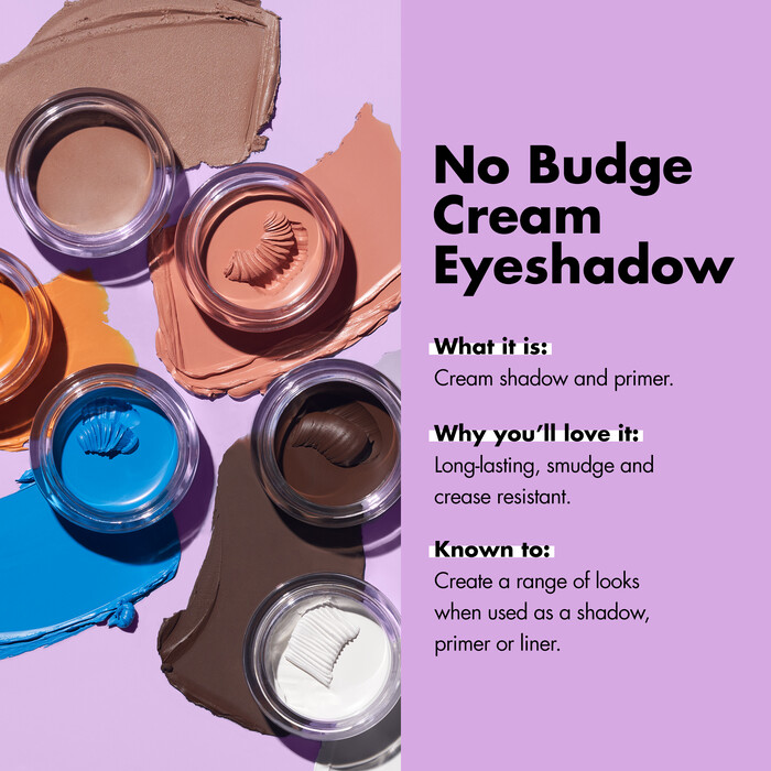 No Budge Cream Eyeshadow, Wispy Cloud