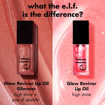 Glow Reviver Lip Oil, Candy Coded - Milky Pink + Multicolor Pearl